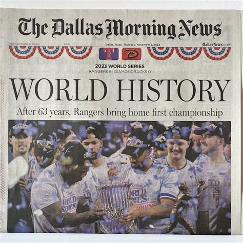 Texas Rangers World Series Memorabilia - Etsy