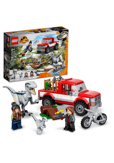 LEGO Set Jurassic World Blue & Beta Velociraptor Capture