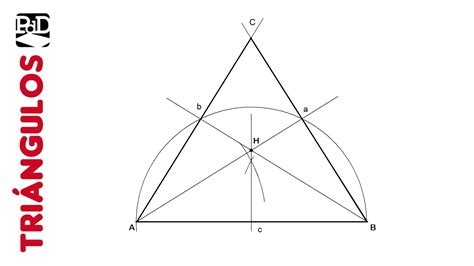 Trazar Un Tri Ngulo Conociendo Uno De Sus Lados Y El Ortocentro Youtube