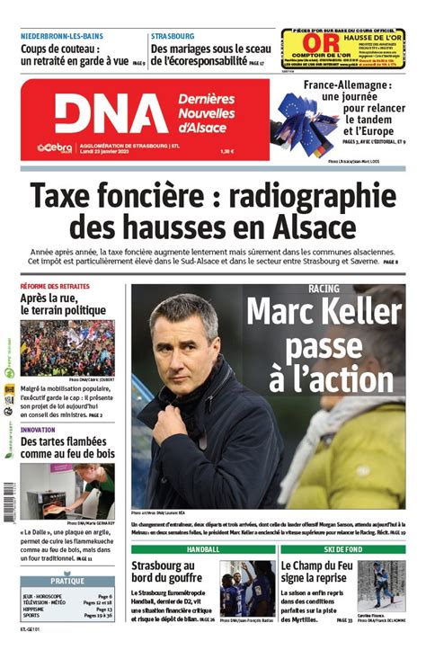 Les Dernières Nouvelles d Alsace N20230123 du 23 janvier 2023 à