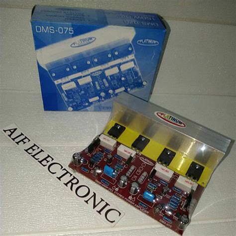 Jual Kit Power Amplifier OCL 2X150W TR Mospec DMS 075 Stereo Shopee