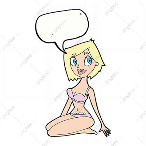 Cute Speech Bubble Vector Hd Png Images Cartoon Pretty Woman In