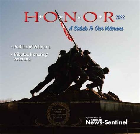 Honor A Salute To Our Veterans Stigler News­ Sentinel