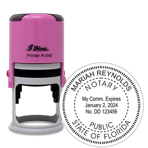 Florida Jurat Notary Stamp All State Notary Supplies