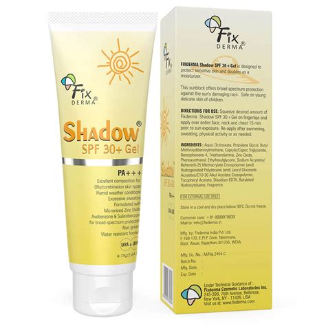 Gel Ch Ng N Ng Fixderma Shadow Spf