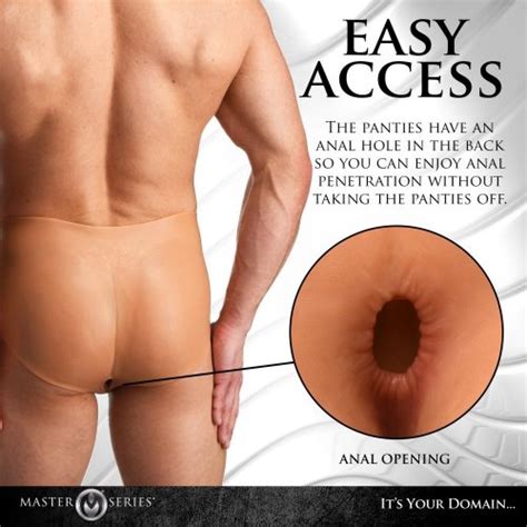 Master Series Wearable Silicone Vagina And Ass Pussy Panties Large Sex Toys And Adult Novelties