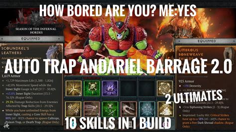 Auto Trap Andariel Barrage 2 0 10 Skills 1 Build Fun But Not Meta