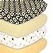 Amazon The Peanutshell Sunflower Bee Fitted Crib Sheet Set For