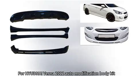 Auto Body Systems Wide Body Kit Pp Car Side Skirt Bumper Part For