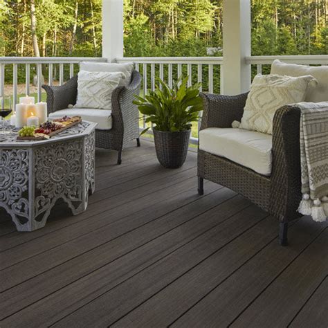 Timbertech Landmark American Walnut Pvc Decking Board — Warehoos