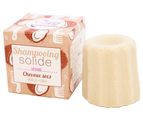 Shampooing Solide Vanille Coco Cheveux Secs Lamazuna