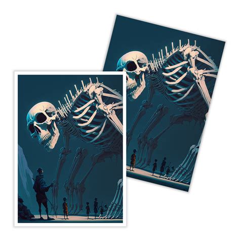 Gashadokuro The Giant Skeleton Yokai Card Sleeves Your Playmat