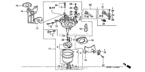 Honda Gx160 Carb Diagram