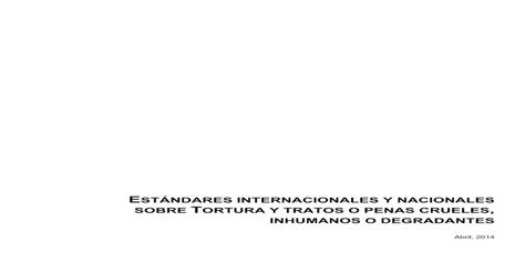 EstÁndares Internacionales Y Nacionales Instrumentos · Protocolo