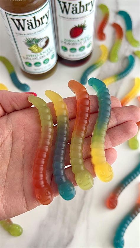 Colleen Forton On Instagram Tropical Gummy Worms These Homemade Gummies Are Super Easy To