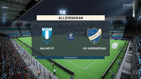 FIFA 23 Malmö FF vs IFK Norrköping Allsvenskan Gameplay YouTube