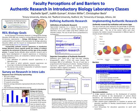 Presentations And Publications Reil Biology