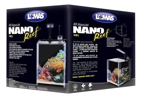 Acuario Nano Reef 18 Lt Con Lampara Led