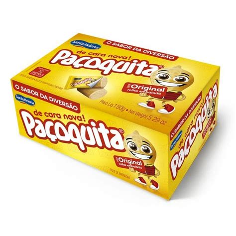 Paçoca Santa Helena Paçoquita Original Rolha Embalada 150g J A Doces