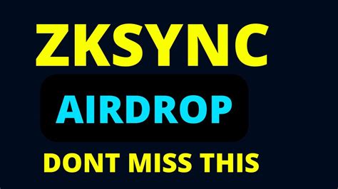 Zksync Airdrop Step By Step To Qualify 5 000 Youtube