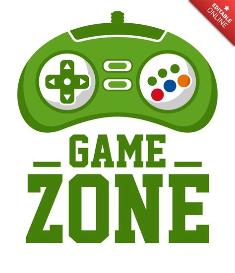 Game Zone Logo Design Template Free Design Template