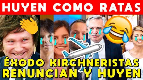 Huyen Como Ratas Xodo Kirchneristas Alberto Y Fabiola A Espa A