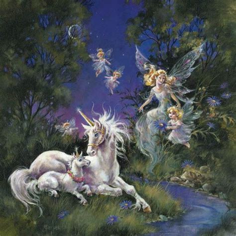 Unicorns And Fairies And Mermaids Fantasy Art Drawings Fairy Mermaids