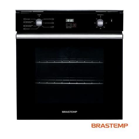 Forno Elétrico de Embutir Brastemp 84L Grill e Painel Mecânico Preto