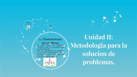 Unidad Ii Metodologia Para La Solucion De Problemas By Benja Hernandez On Prezi