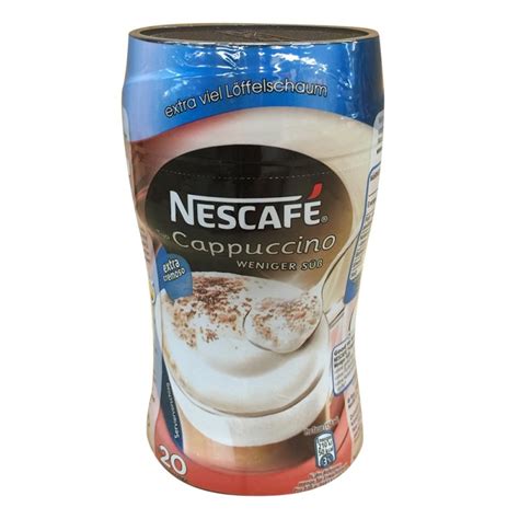 Nescafè Cappuccino weniger süß 1X250g Dose