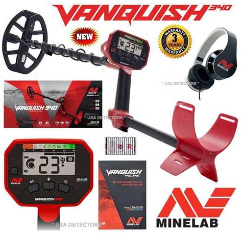 Minelab VANQUISH 340 Multi Frequency Metal Detector