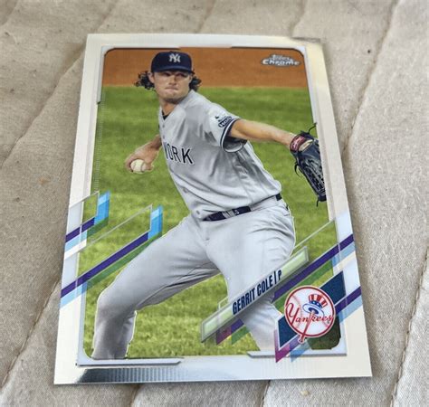 Gerrit Cole 2021 Topps Chrome 80 Prism Refractor New York Yankees EBay