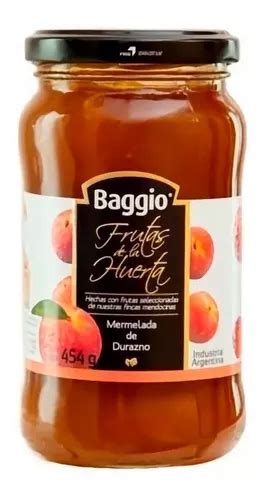 Mermelada De Durazno Baggio Frutas De La Huerta X 454 Gr MercadoLibre