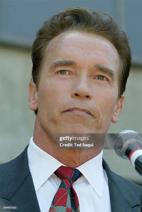 Actor Arnold Schwarzenegger Republican Candidate For California