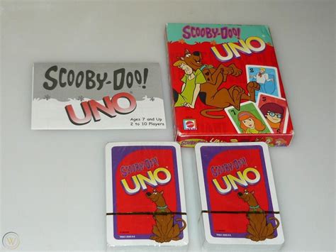 Warner Bros Studio Store Scooby Doo Uno Card Game 2001256115 In 2023