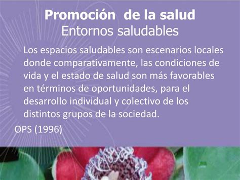 Ppt Promocion De La Salud Powerpoint Presentation Free Download Id