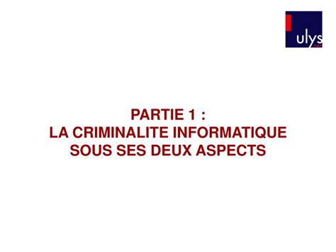 Ppt La Reglementation En Matiere De Criminalite Informatique Premi Re