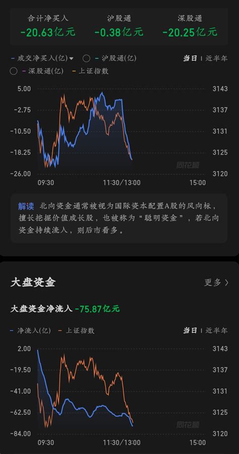 主力资金净流出三百多亿，持续几周都是流出，内外资一起空空a股财富号东方财富网