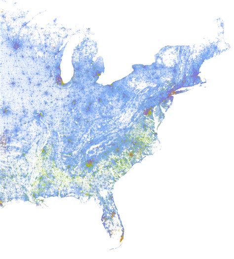 The Racial Dot Map: One Dot Per Person for the Entire U.S. - Sara Hinkley