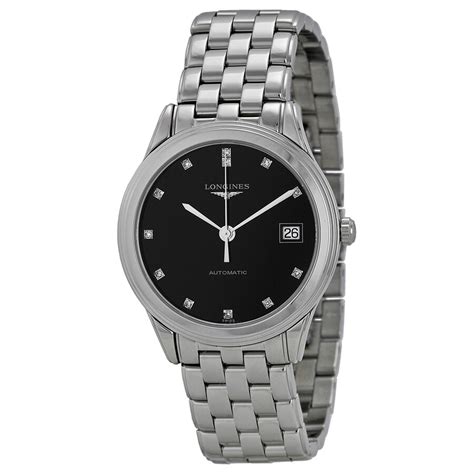 Longines Flagship Automatic Black Dial Men's Watch L4.774.4.57.6 ...