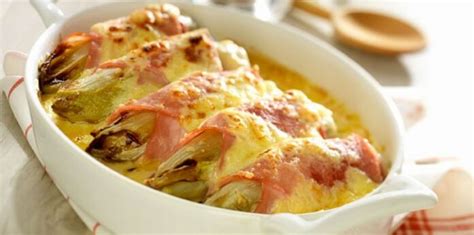 Gratin Dendives Au Jambon