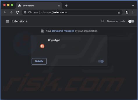 Secuestrador de Navegador OriginType Mac Pasos de eliminación y