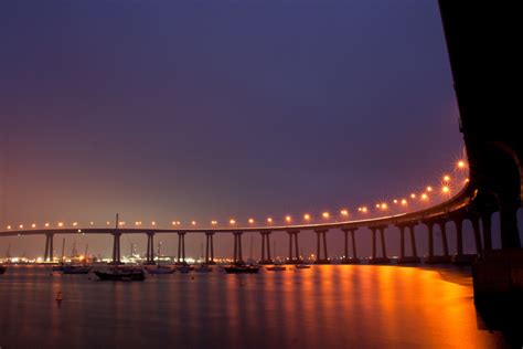 Images Gratuites horizon lumière le coucher du soleil pont