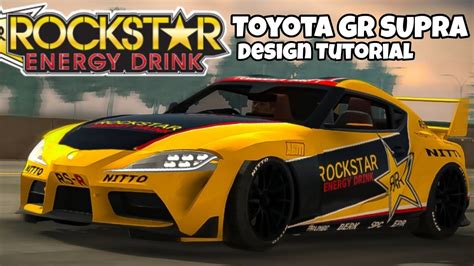 Rockstar Energy Drink Toyota Gr Supra Design Car Parking Multiplayer Youtube