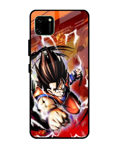 Buy Comic Anime Premium Glass Case For Realme C11 Shock Proof Scratch