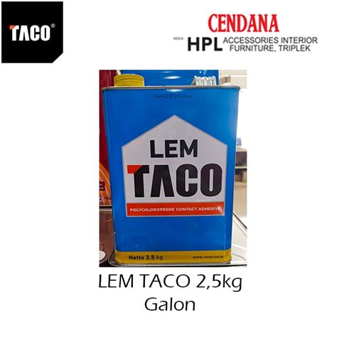 Jual Lem Kuning Taco Serbaguna Galon Kg Shopee Indonesia