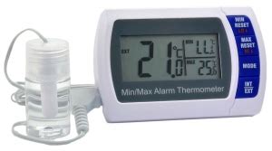 Min Max Alarm Digital Bottle Thermometer Medline Industries Inc