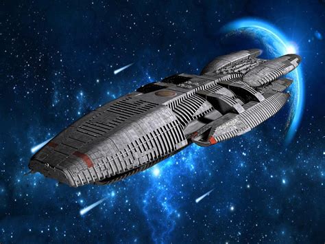 Battlestar Galactica Ship 3D model Download for Free