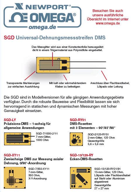 Sgd Universal Dehnungsmessstreifen Dms