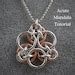 Chain Maille Tutorial Acute Mandala Chainmaille Jewellery Making PDF